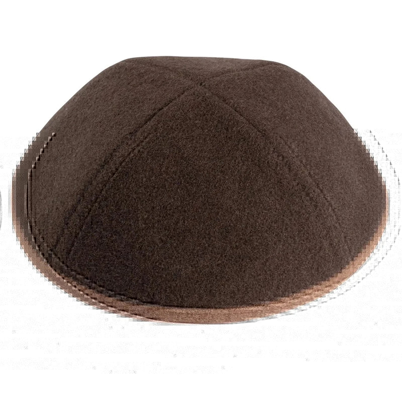 Wool Yarmulke with Rim