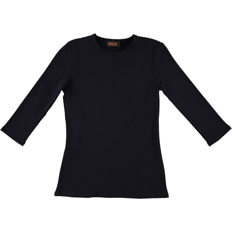 Women's 3/4 Sleeve Ribbed T-Shirt