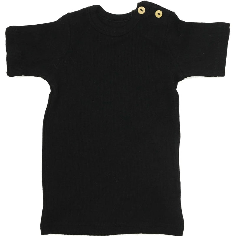 Kids Short Sleeve Ribbed Top